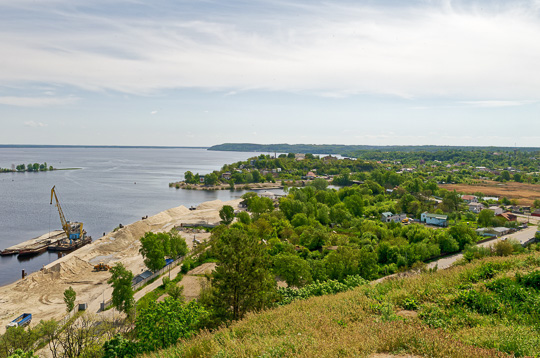 Вид на село Триполье